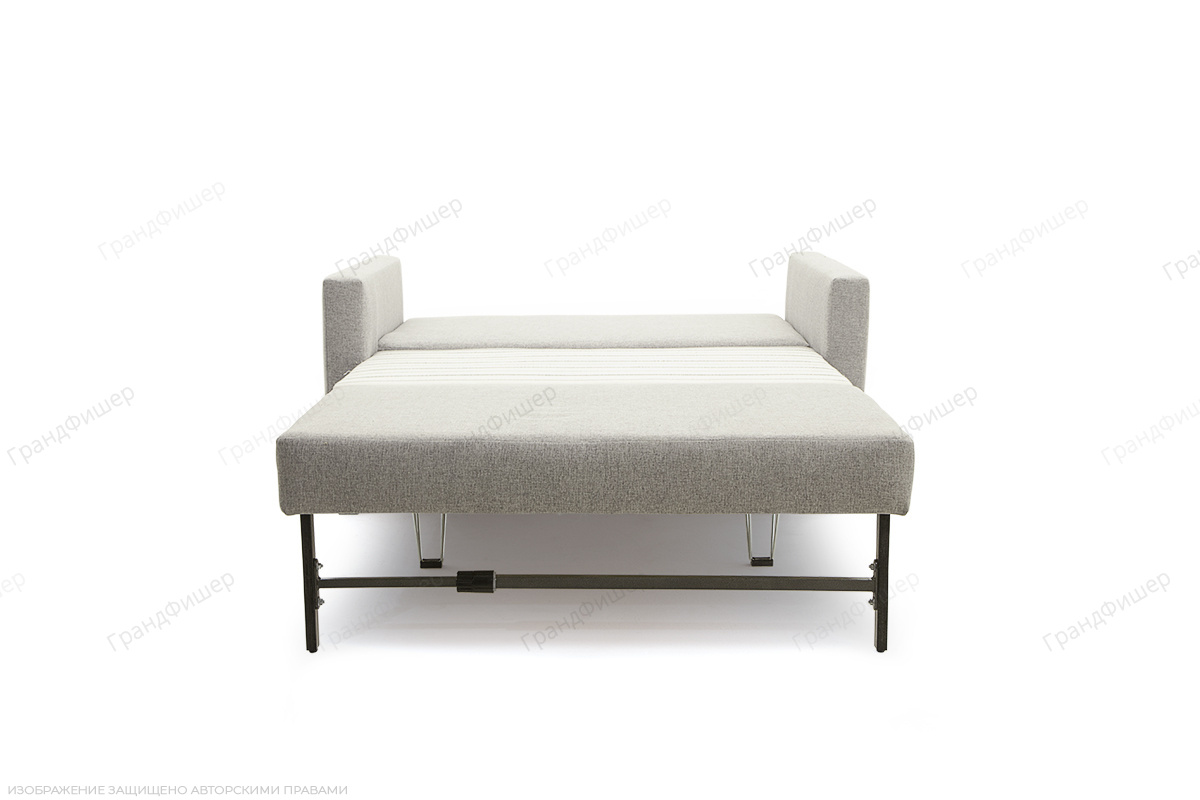 Прямой диван Этро с опорой №2 Dream light grey Спальное место