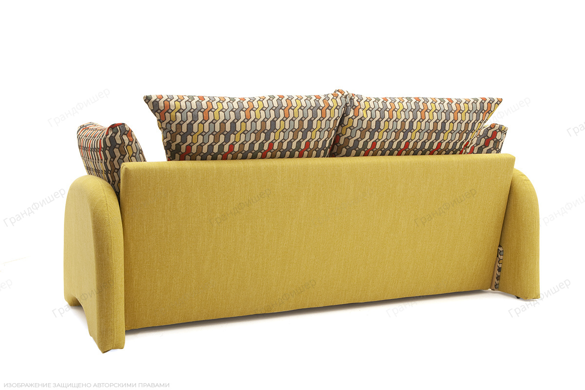 Софа Ода History Bricks + Orion Mustard Вид сзади