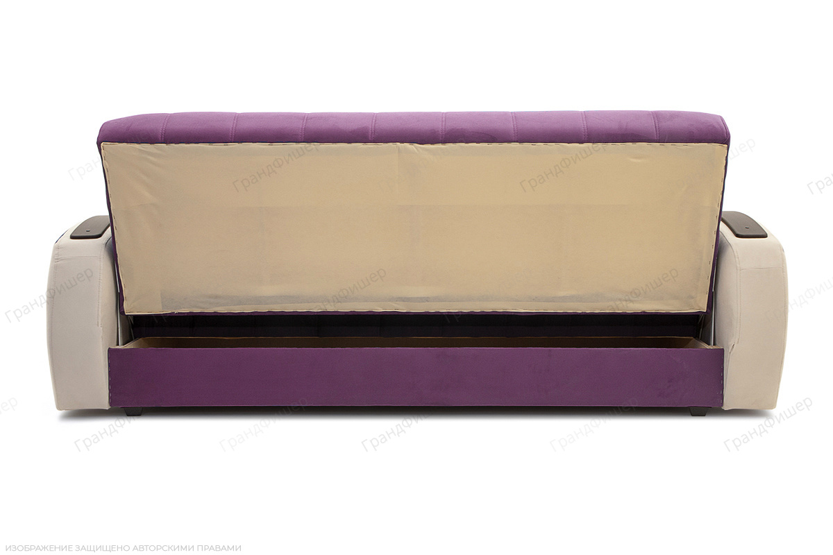 Фиолетовый диван Вито-4 Maserati Purple + White Вид сзади