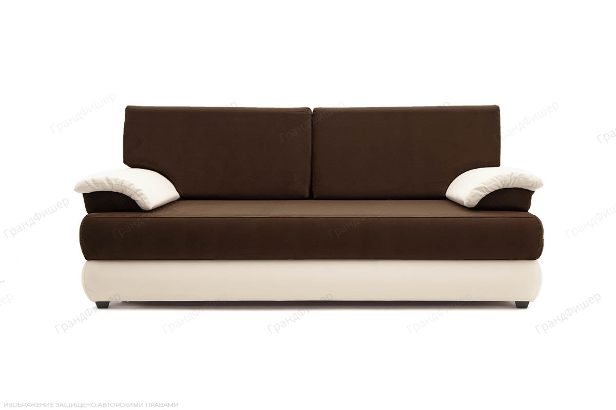 Диван Фиджи Фиджи Maserati Brown + White Вид спереди