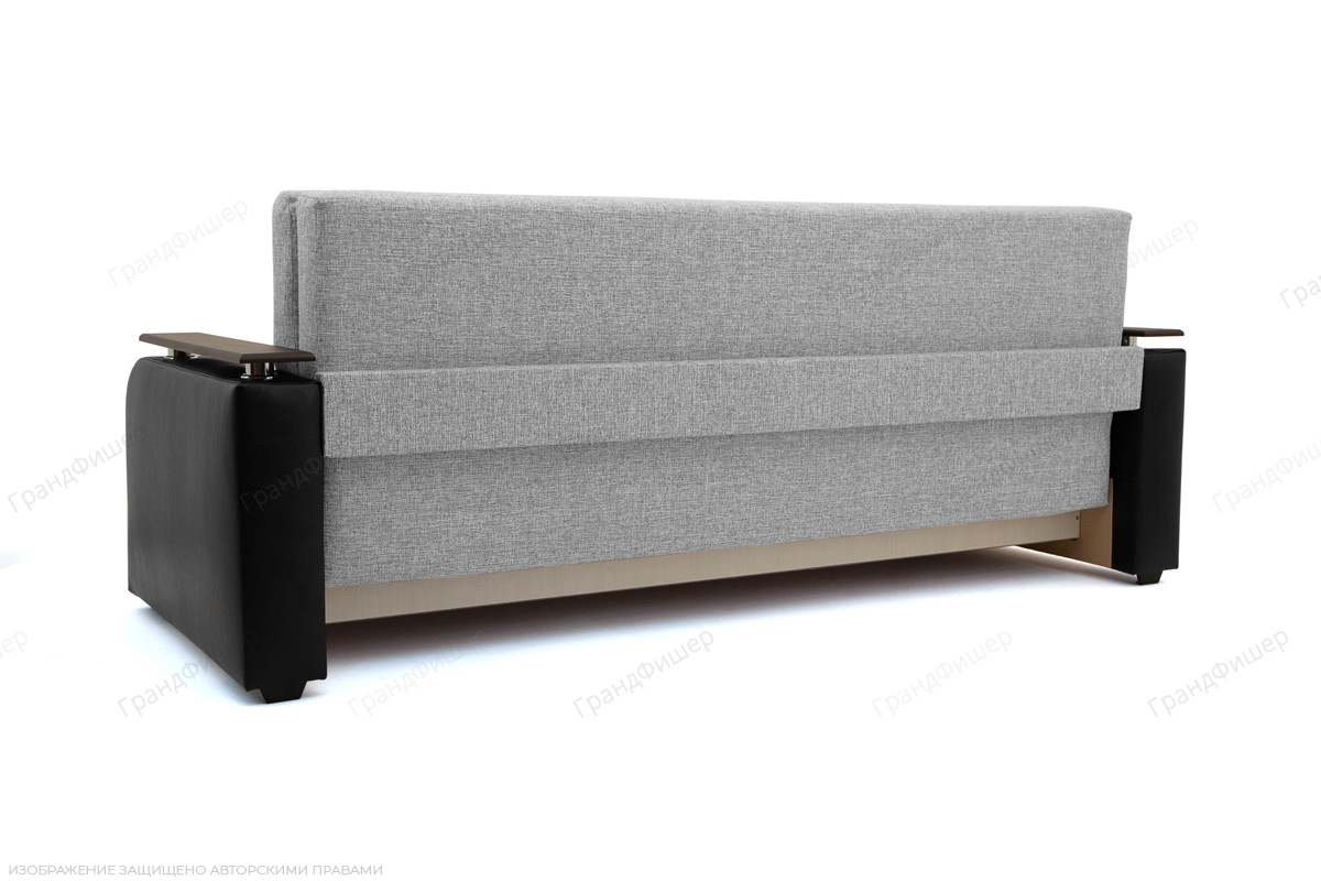Серый диван Маракеш Dream Grey + Sontex Black Вид сзади
