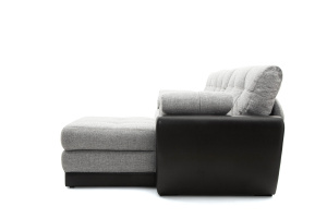 Угловой диван Император-2 Big Grey + Sontex Black Вид сбоку