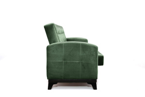 Прямой диван книжка Оскар Amigo Green Вид сбоку