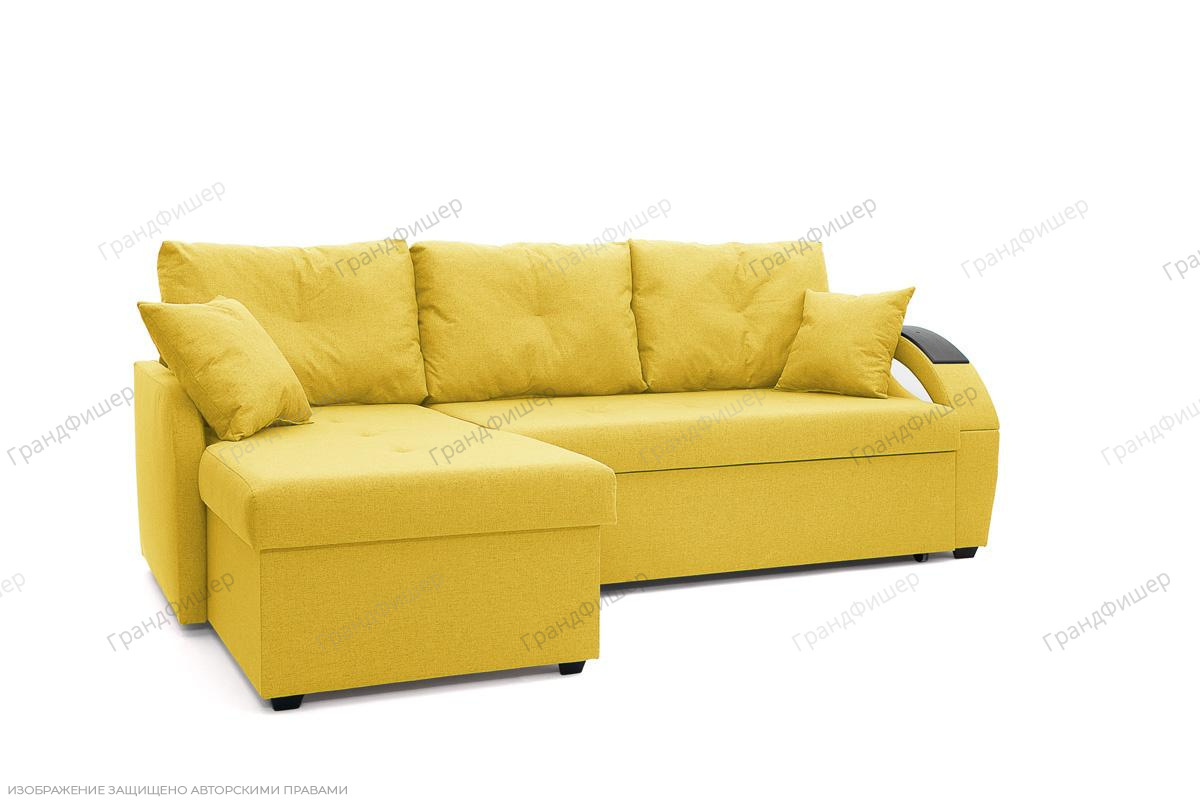 Диван Мартин Мартин Dream Yellow Вид по диагонали