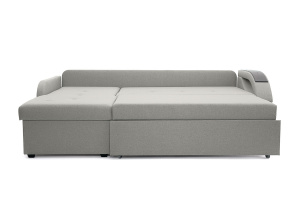 Серый угловой диван Мартин Dream Light Grey Спальное место
