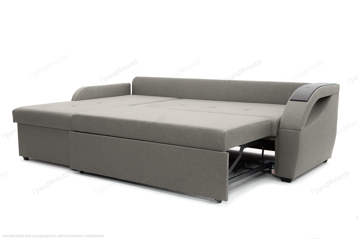 Серый угловой диван Мартин Dream Grey Спальное место