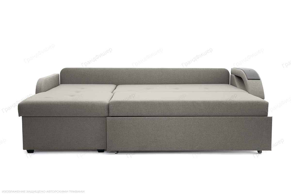 Серый угловой диван Мартин Dream Grey Спальное место