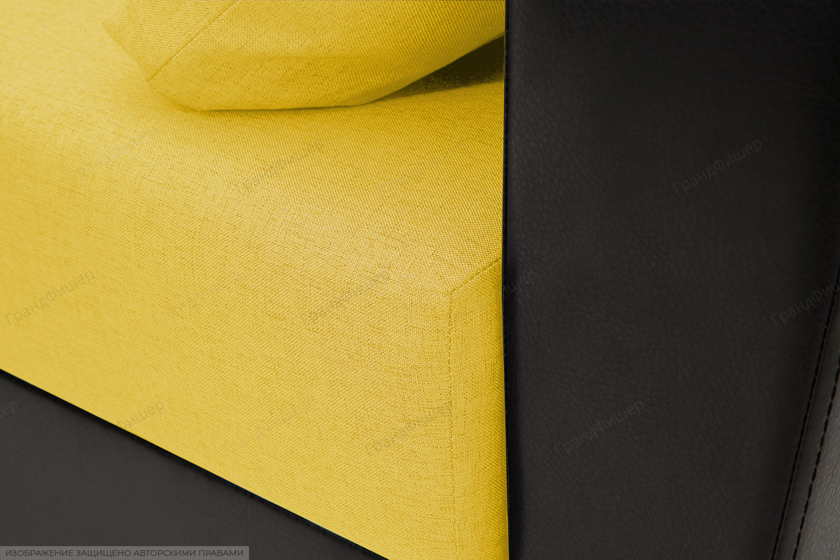Диван Амстердам Амстердам эконом Dream Yellow Текстура ткани
