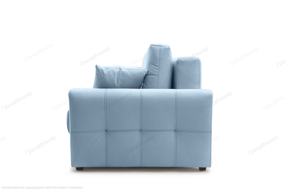 Прямой диван Мадрид (Мегаполис) Amigo Blue Вид сбоку
