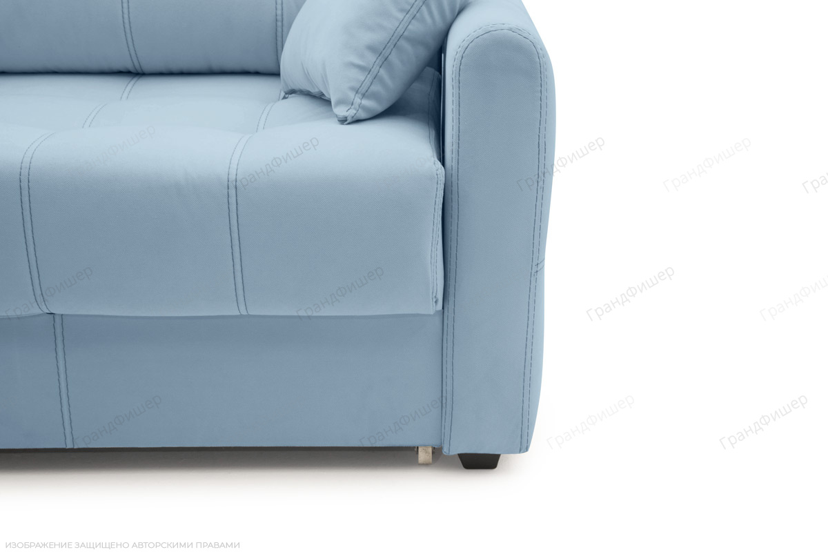 Прямой диван Мадрид (Мегаполис) Amigo Blue Ножки