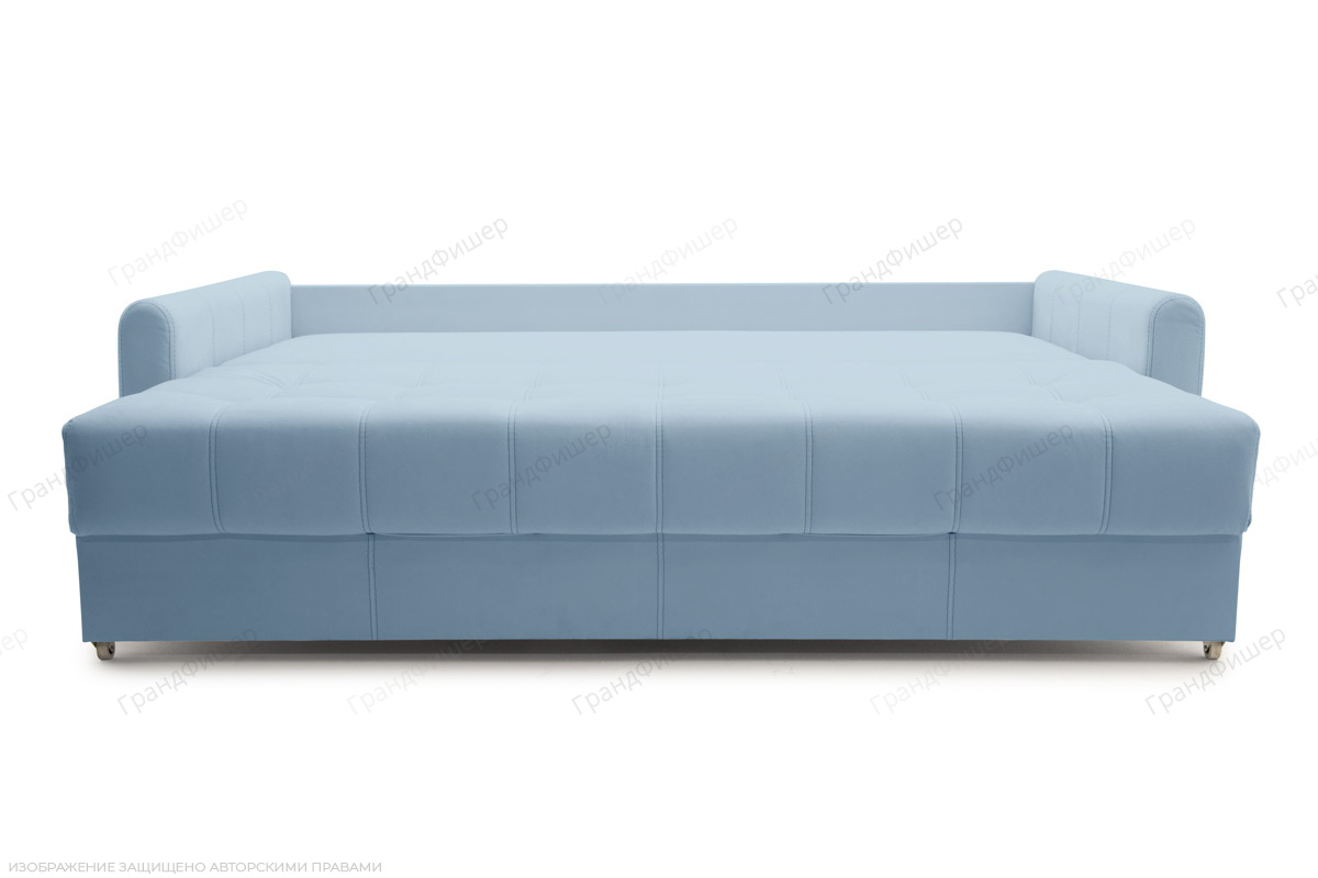 Прямой диван Мадрид (Мегаполис) Amigo Blue Спальное место
