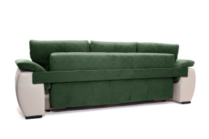 Прямой диван Соренто Amigo Green + Sontex Beige Вид сзади