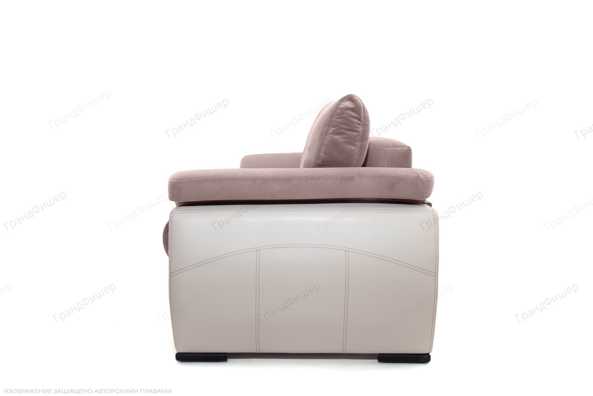 Прямой диван Соренто Amigo Java + Sontex Beige Вид сбоку