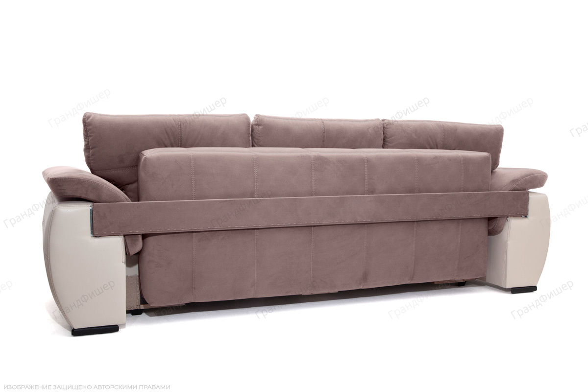 Прямой диван Соренто Amigo Java + Sontex Beige Вид сзади