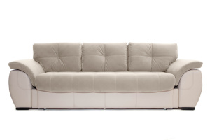 Прямой диван Соренто Amigo Cream + Sontex Beige Вид спереди