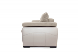 Прямой диван Соренто Amigo Cream + Sontex Beige Вид сбоку