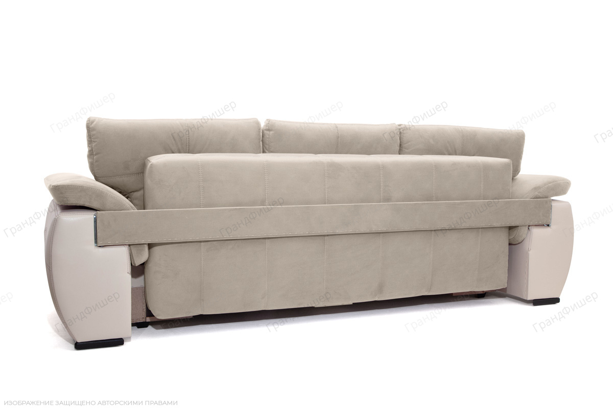 Прямой диван Соренто Amigo Cream + Sontex Beige Вид сзади
