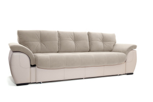 Прямой диван Соренто Amigo Cream + Sontex Beige Вид по диагонали