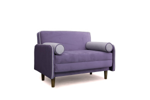 Фиолетовый диван Сайли Velutto Purple Вид по диагонали