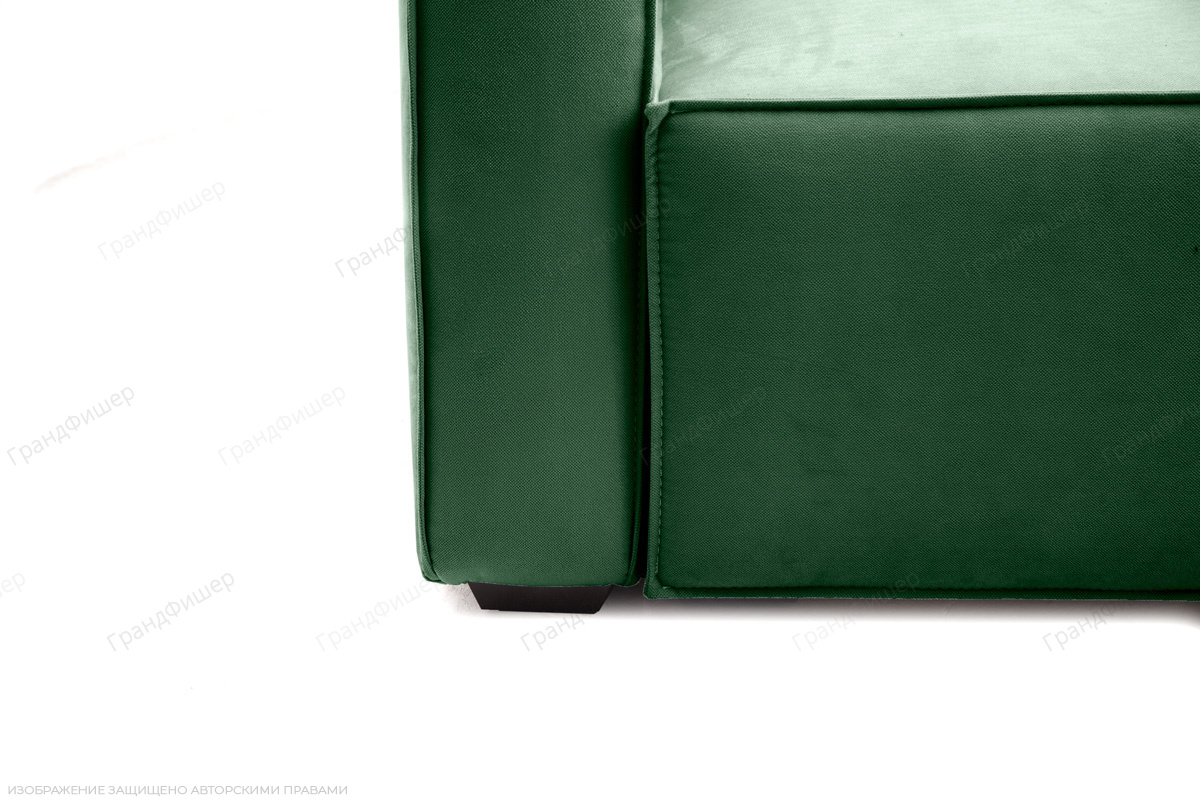 Прямой диван Лофт премиум Amigo Green Подлокотник