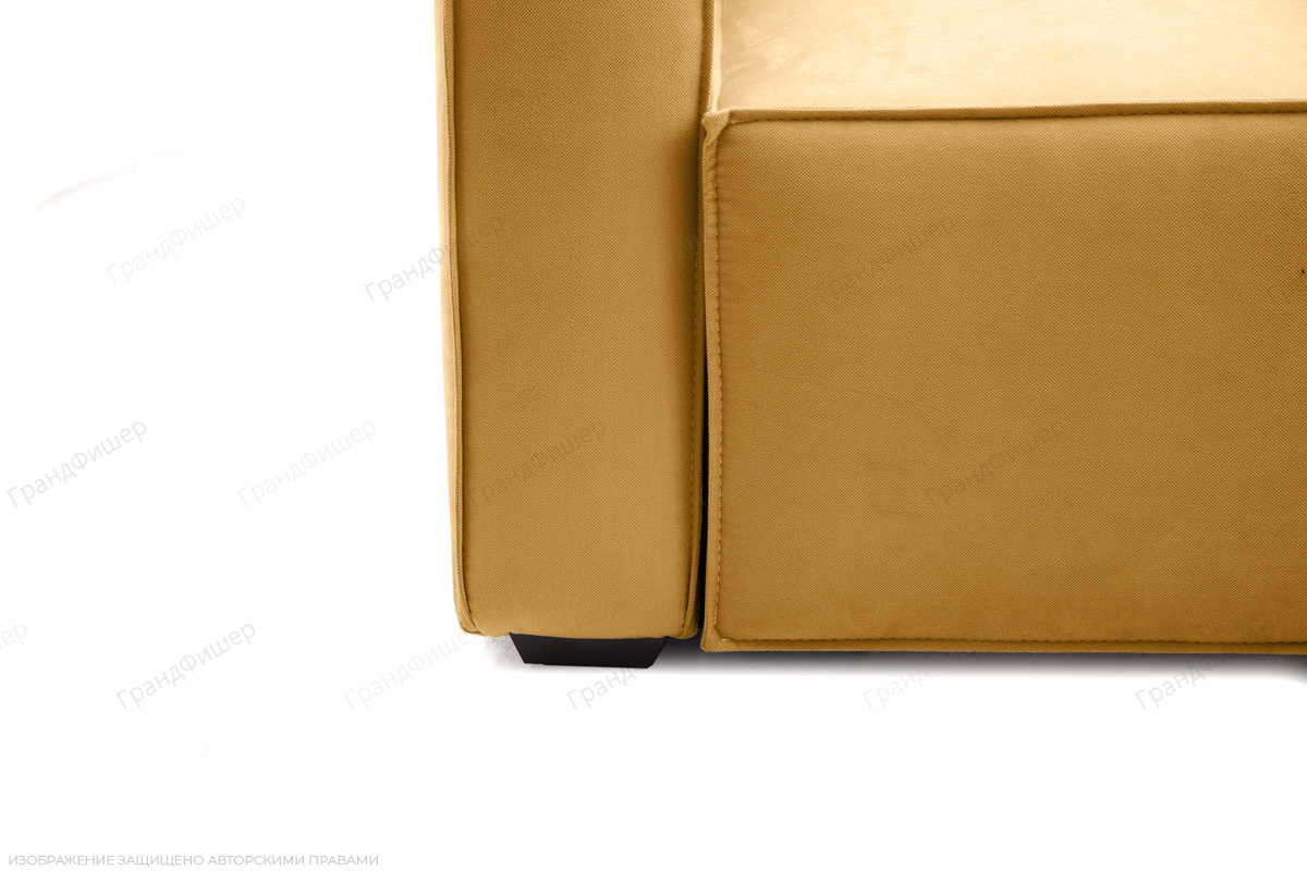 Прямой диван Лофт премиум Amigo Yellow Подлокотник