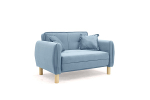 Прямой диван Кайли (Анита, Ханна) Amigo Blue Вид по диагонали