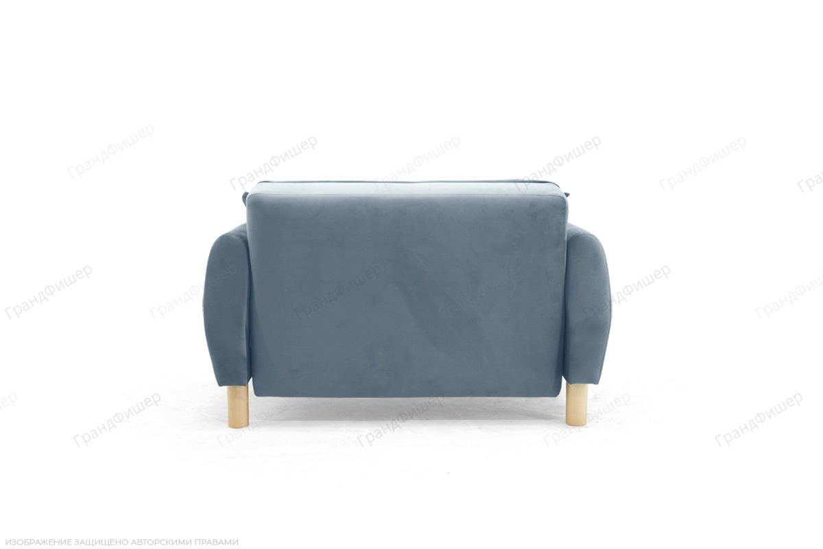 Прямой диван Кайли (Анита, Ханна) Amigo Blue Вид сзади
