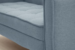 Диван 120 см Этро люкс-4 с опорой №3 Dream Blue Текстура ткани