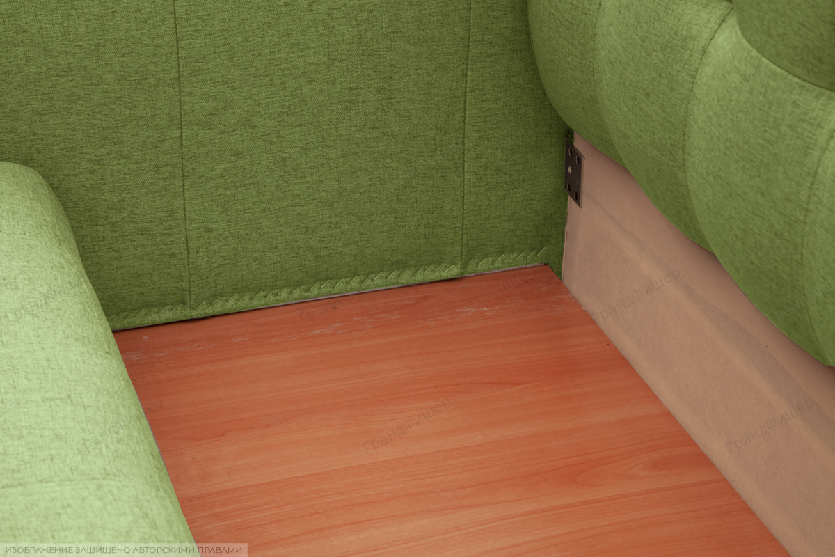 Диван 120 см Этро люкс-4 с опорой №3 Dream Green Ящик для белья