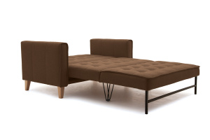 Диван 120 см Этро люкс-4 с опорой №3 Savana chocolate Спальное место