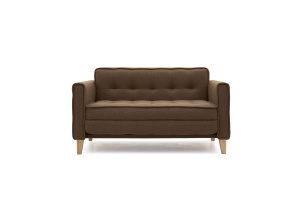 Диван 120 см Этро люкс-4 с опорой №3 Savana chocolate Вид спереди