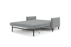 Прямой диван Порту слим (спальное 140 см) Zara Steel 52 Спальное место
