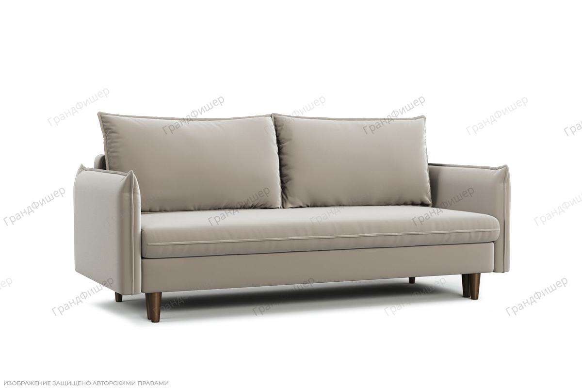 Прямой диван Порту-2 Zara sand 4/2 Вид по диагонали
