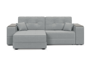Диван со столиком Кайман-5 с ящиками и столом Zara Steel 52 Вид спереди