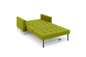 Прямой диван Этро люкс с опорой №5 Zara Green 29 Спальное место