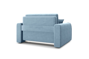 Прямой диван Каймак мини (спальное 100 см) Amigo Blue Вид сзади