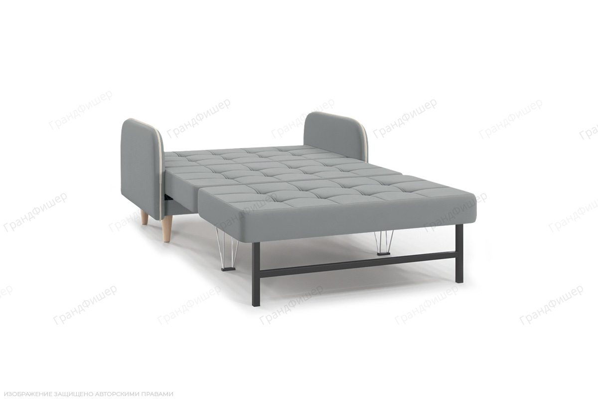 Прямой диван Монро Zara Steel 52 Спальное место
