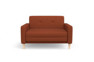 Диван в гостиную Глэм опора №5 Zara Mandarine 39 Вид спереди