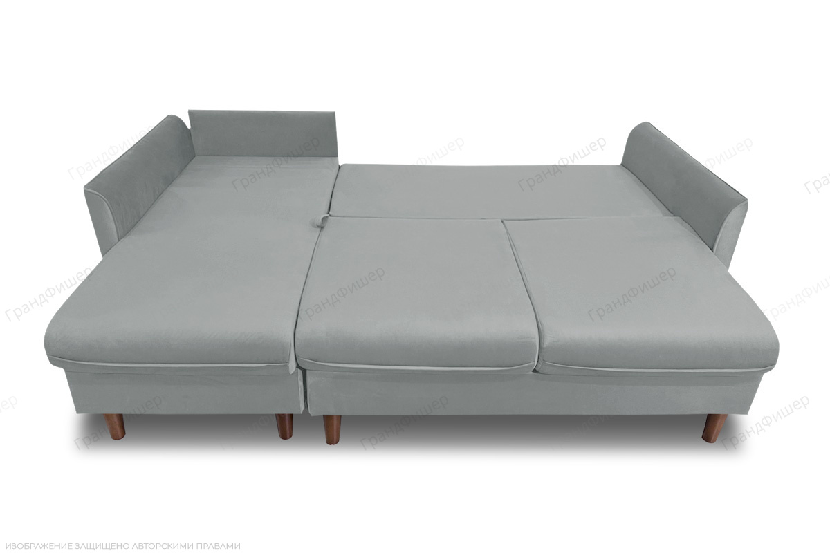 Угловой диван Уэрт Zara Steel 52 Спальное место